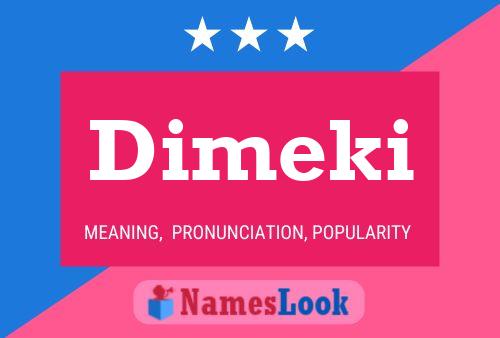 ملصق اسم Dimeki