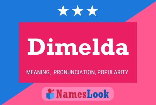 ملصق اسم Dimelda