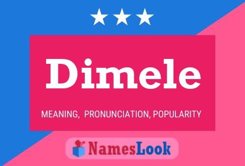 ملصق اسم Dimele