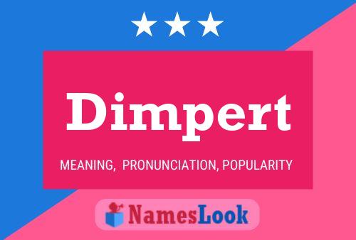 ملصق اسم Dimpert