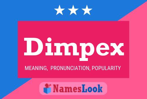 ملصق اسم Dimpex