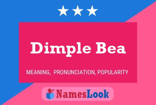 ملصق اسم Dimple Bea