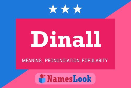 ملصق اسم Dinall