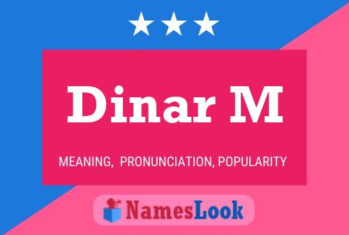 ملصق اسم Dinar M