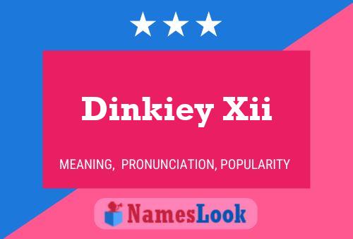 ملصق اسم Dinkiey Xii