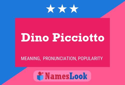 ملصق اسم Dino Picciotto