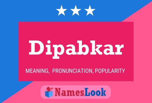 ملصق اسم Dipabkar