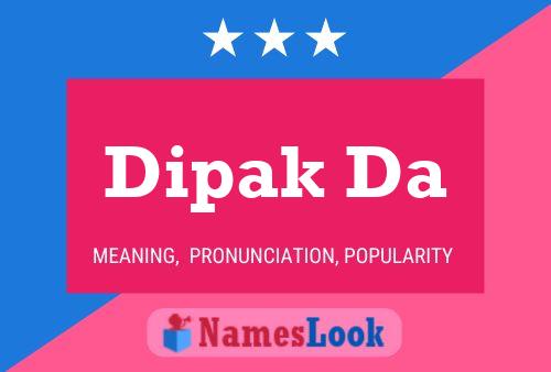 ملصق اسم Dipak Da