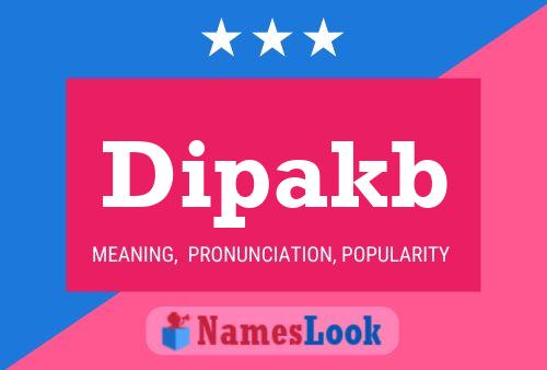 ملصق اسم Dipakb