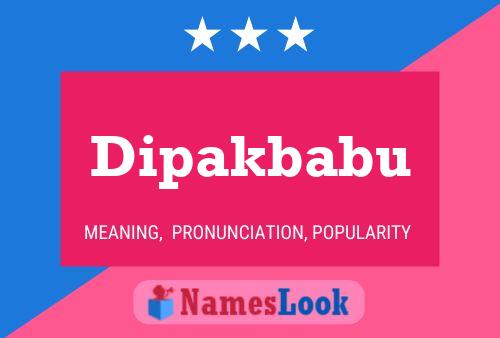 ملصق اسم Dipakbabu