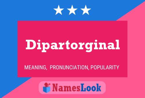 ملصق اسم Dipartorginal