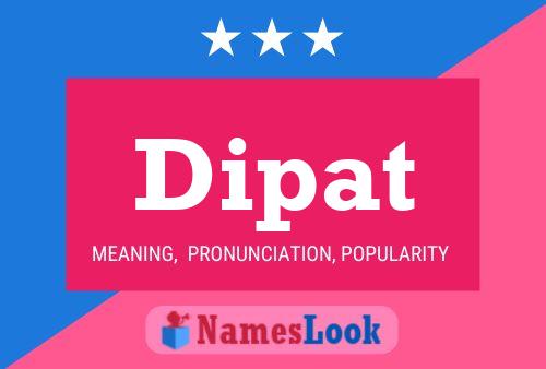 ملصق اسم Dipat