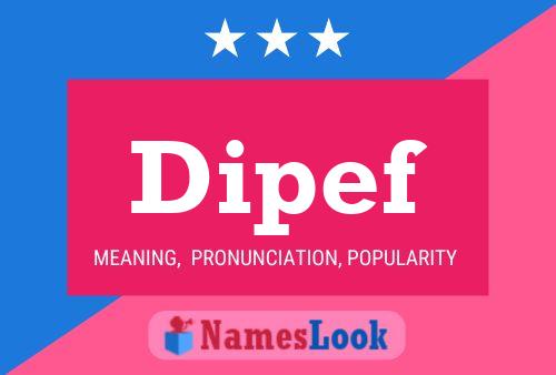 ملصق اسم Dipef