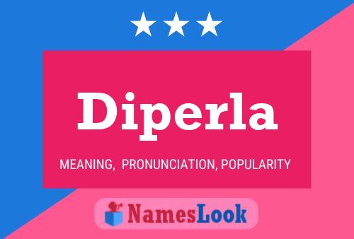 ملصق اسم Diperla