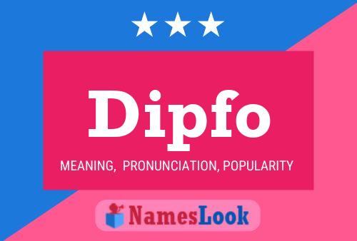 ملصق اسم Dipfo