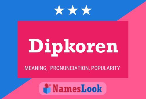 ملصق اسم Dipkoren