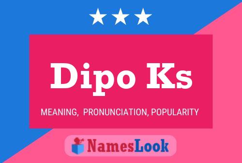 ملصق اسم Dipo Ks