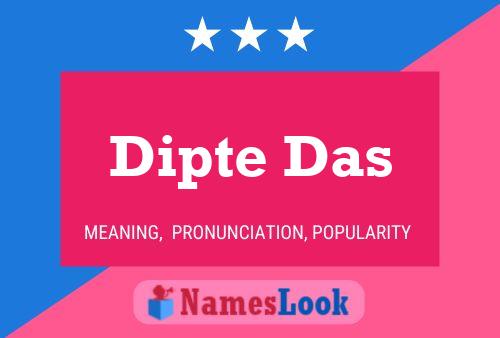 ملصق اسم Dipte Das