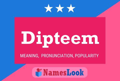 ملصق اسم Dipteem