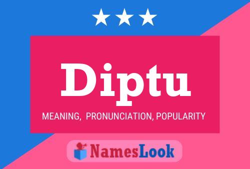 ملصق اسم Diptu