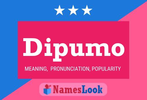 ملصق اسم Dipumo