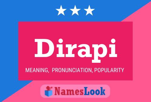 ملصق اسم Dirapi