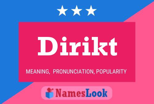 ملصق اسم Dirikt