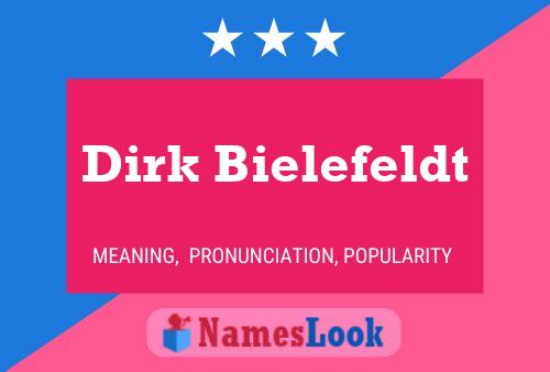 ملصق اسم Dirk Bielefeldt