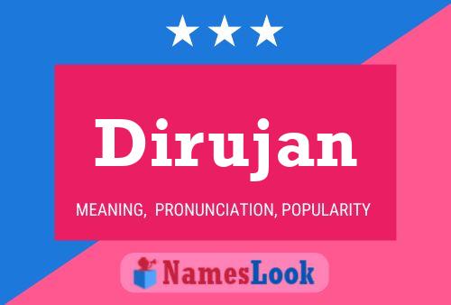 ملصق اسم Dirujan