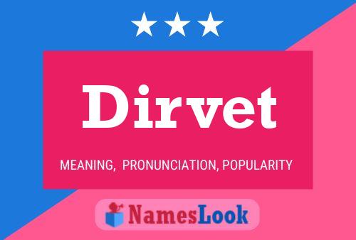 ملصق اسم Dirvet