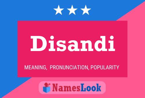 ملصق اسم Disandi