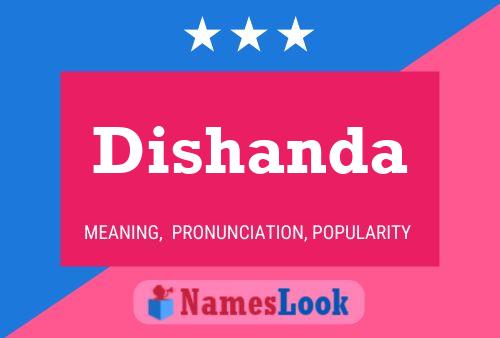 ملصق اسم Dishanda