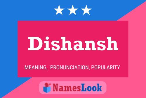 ملصق اسم Dishansh