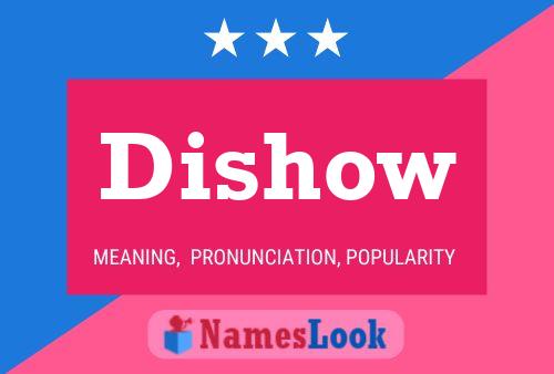 ملصق اسم Dishow