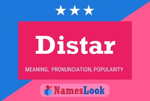 ملصق اسم Distar