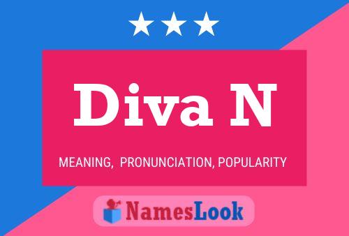 ملصق اسم Diva N