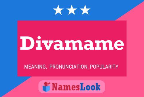 ملصق اسم Divamame