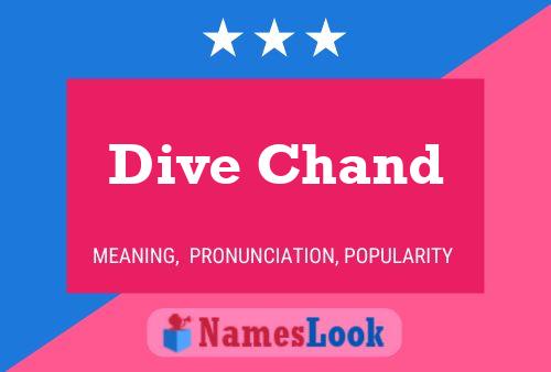 ملصق اسم Dive Chand