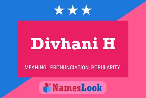 ملصق اسم Divhani H