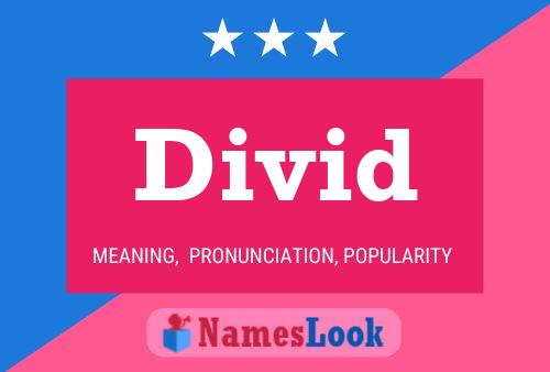 ملصق اسم Divid