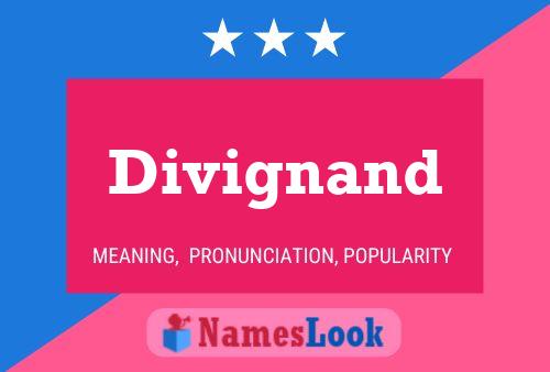 ملصق اسم Divignand