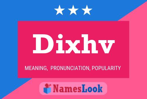 ملصق اسم Dixhv