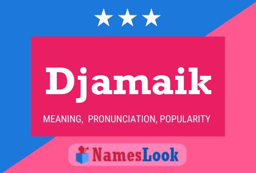 ملصق اسم Djamaik