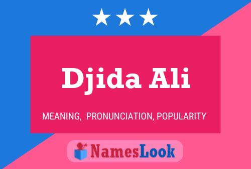 ملصق اسم Djida Ali