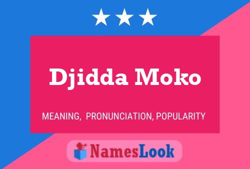 ملصق اسم Djidda Moko