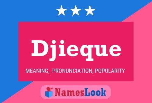 ملصق اسم Djieque