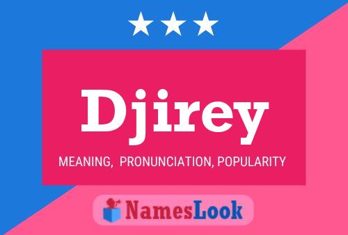 ملصق اسم Djirey