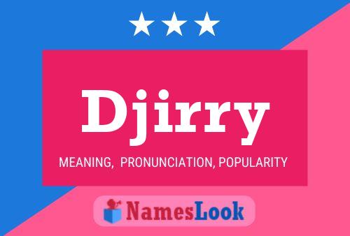 ملصق اسم Djirry