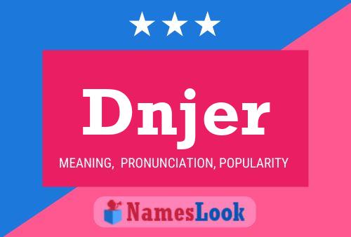 ملصق اسم Dnjer