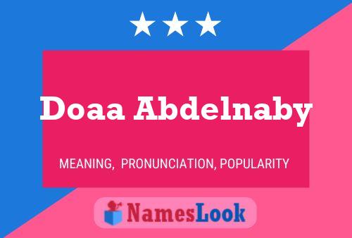 ملصق اسم Doaa Abdelnaby